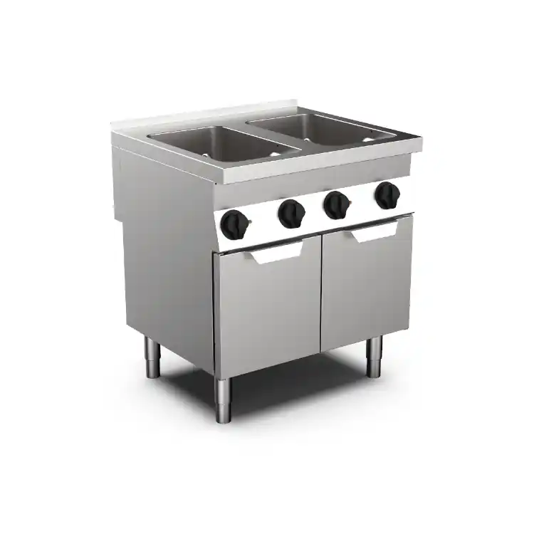 Alleen Vandaag Mareno M0-700 line elektrische pastakoker 80cm- 2x GN 1/1- 2x 28 liter- staand model