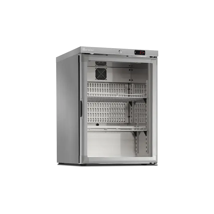 Marecos roestvrijstalen koeling met glasdeur 150 serie- statisch gekoeld met ventilator Dagaanbieding