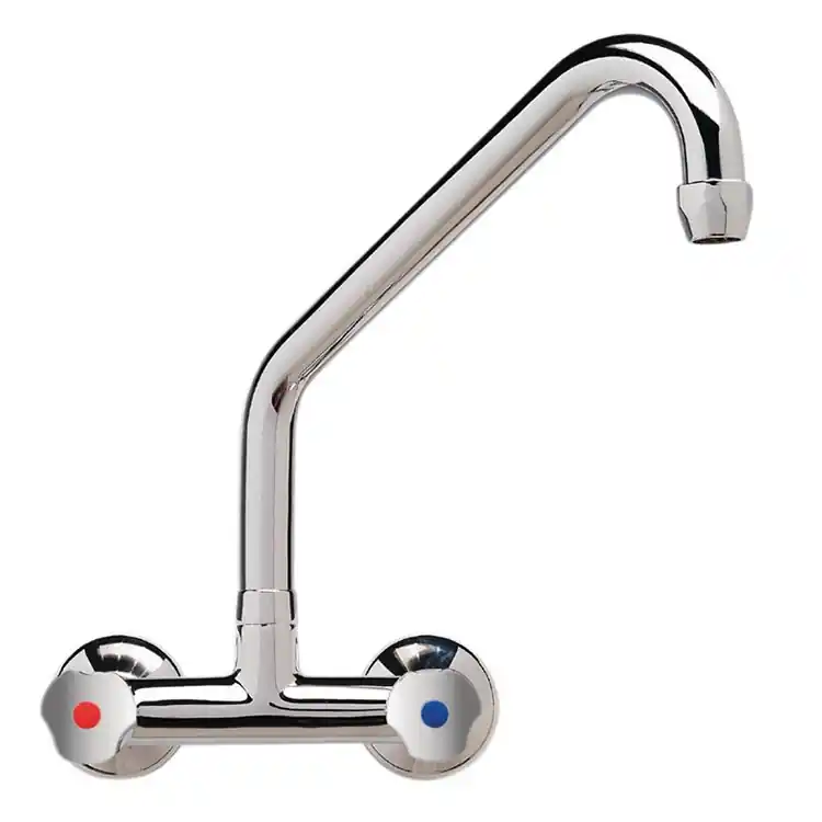 Rechtstreeks Van De Fabrikant HP duobloc hoog muurmodel 25(Ø)mm mengkraan 200mm