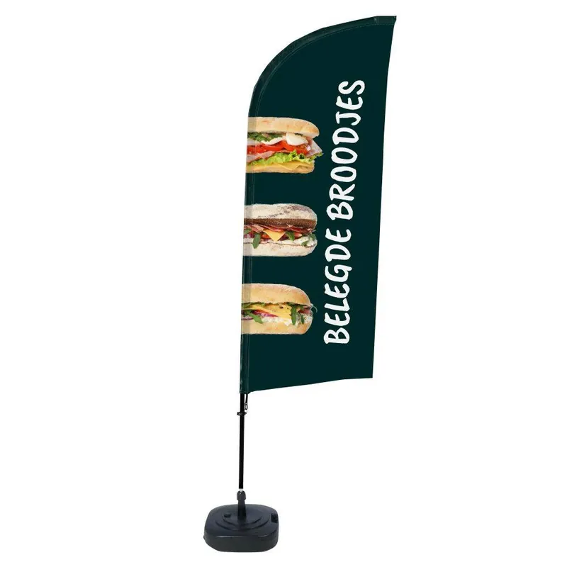 Beachflag Complete Set Belegde Broodjes Dagaanbieding