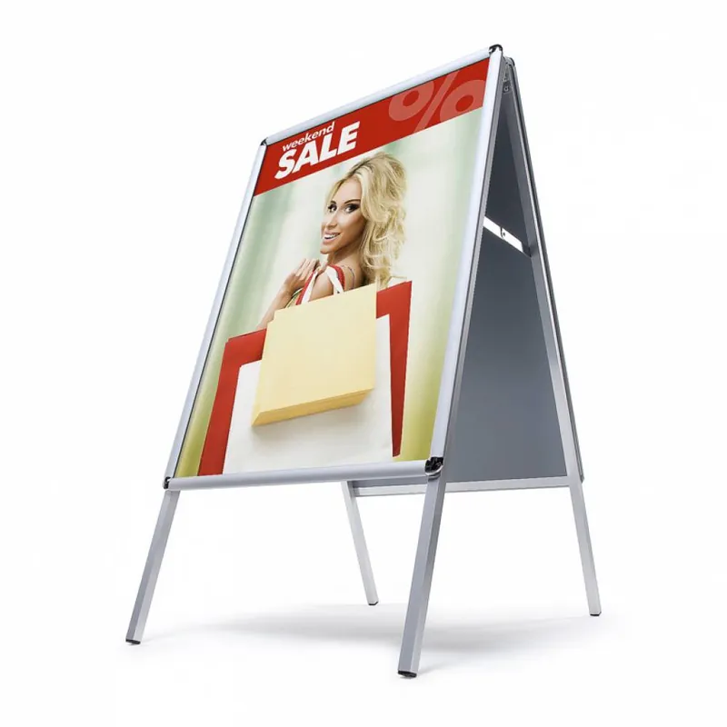 A-Bord Aluminium 25 mm Profieldikte Ronde hoeken 50 x 70 cm Hoge Kwaliteit