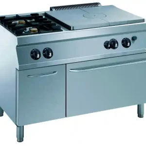 Actieprijs PRO 700 KOOKPLAATFORNUIS 2 BRANDERS MET GAS OVEN