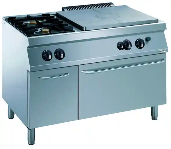 Actieprijs PRO 700 KOOKPLAATFORNUIS 2 BRANDERS MET GAS OVEN