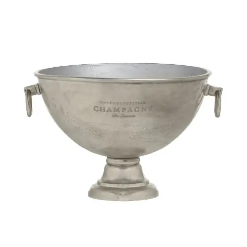 Hoge Kwaliteit Champagne-Bowl Vintage - Ø47x39cm - Aluminium