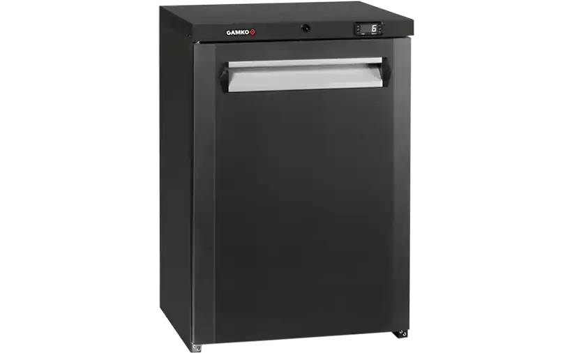 1-Deurs Flessenkoeling Antraciet Linksdraaiend - Gamko GM3/2L - 600x576x(H)840/850mm Direct Verzonden