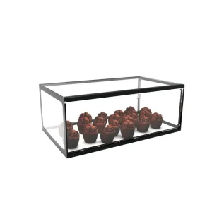 Hoge Kwaliteit Neutrale Vitrine Zonder LED - Niet Gemonteerd - 555x330x(H)215mm