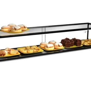 Weekendaanbieding Neutrale Vitrine Zonder LED - Niet Gemonteerd - 1200x330x(H)215mm