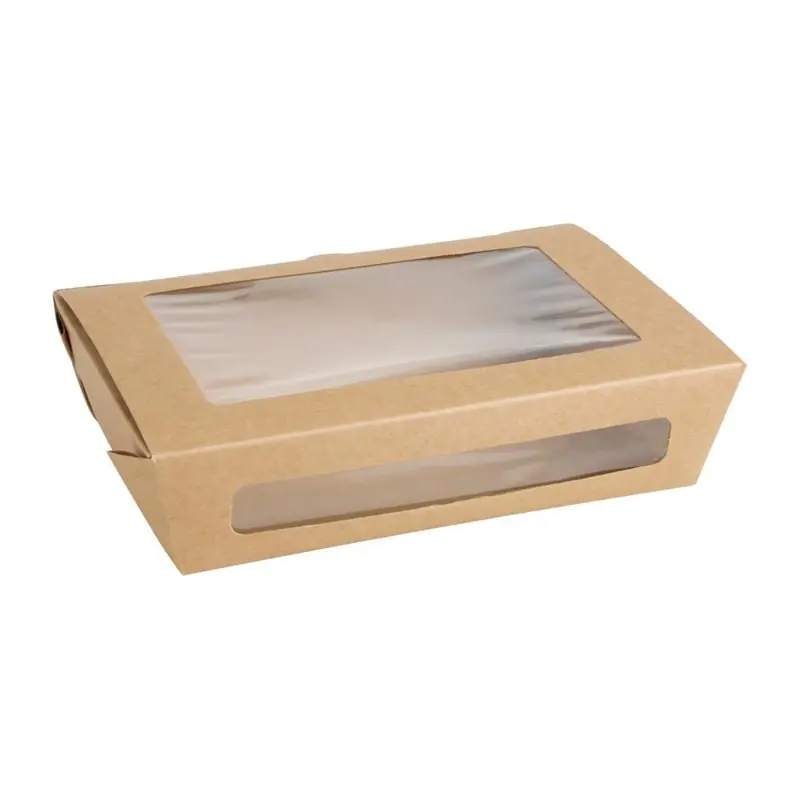 Saladeboxen met PET Venster 1200ml - 150 Stuks Meest Verkocht