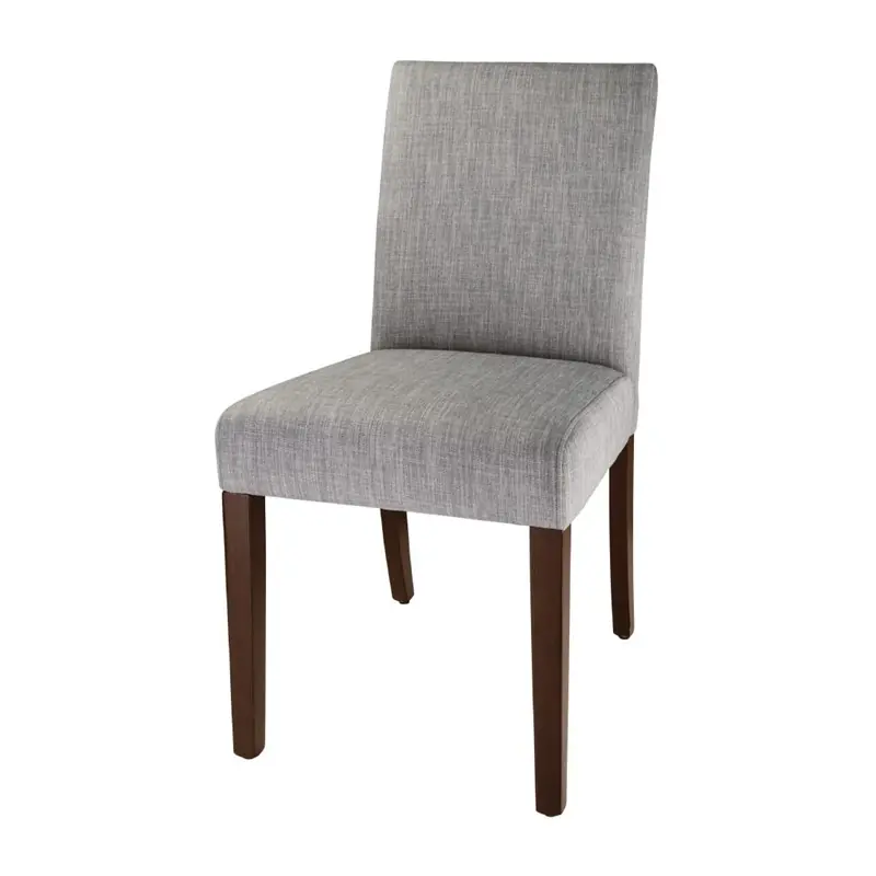 Chiswick Eerkamerstoel Grijs - Antiek Eikeneffect Frame - 2 Stuks Aanbieding