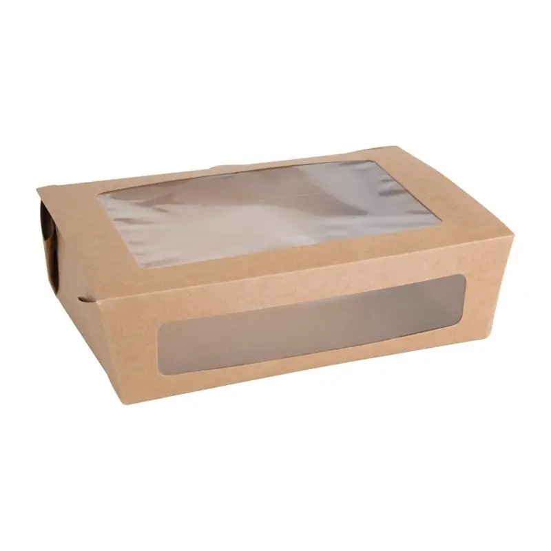 Superprijs Saladeboxen met PET Venster 1600ml - 100 Stuks