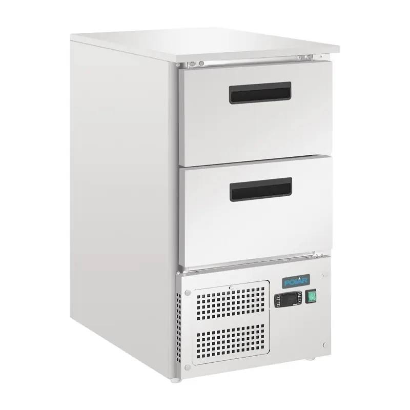 Polar G-Serie Koelwerkbank - 2x GN1/1 Lades - 478x700x(H)868mm Betrouwbaar