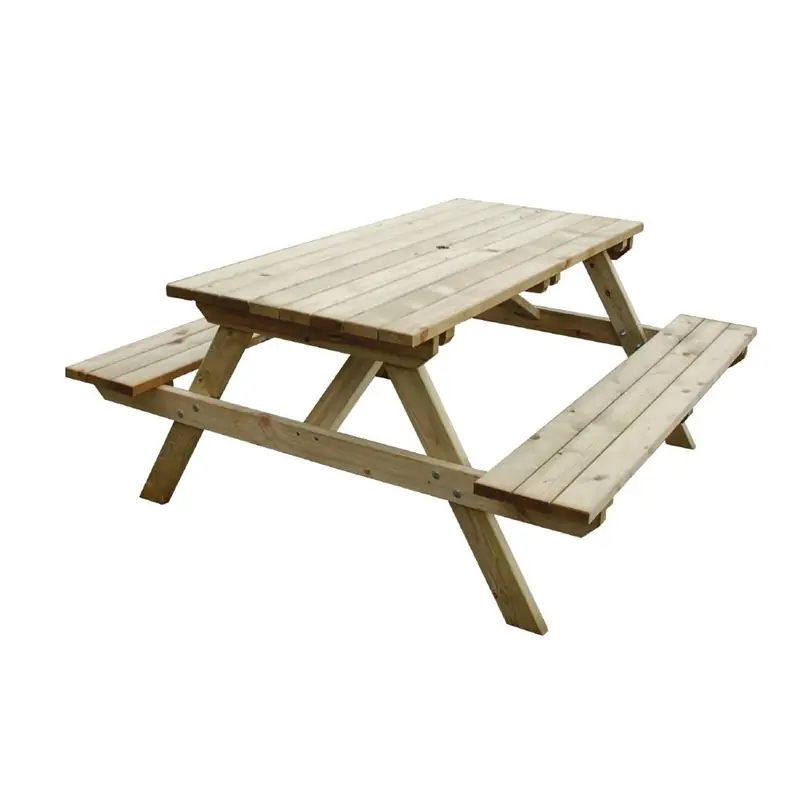 Veilige Betaling Houten Picknicktafel 150cm