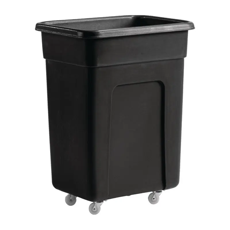 Flessenwagen Zwart 130 Liter - 660x455x(H)795mm Direct Beschikbaar