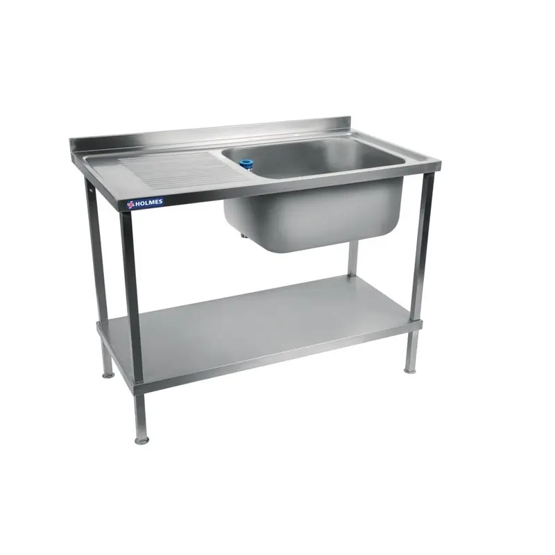 Beperkt Aanbod RVS Spoeltafel 1 Spoelbak Rechts - 1000x600x(H)900mm