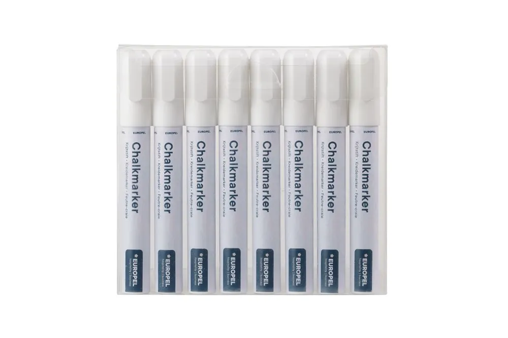 Krijtstiften 6mm - Wit 8 stuks Snelle Levering