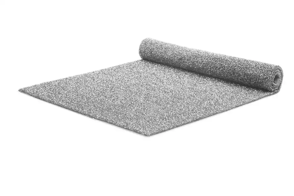 Nu Kopen Glitterloper zilver - 5x 2 meter breed - Met brandcertificaat
