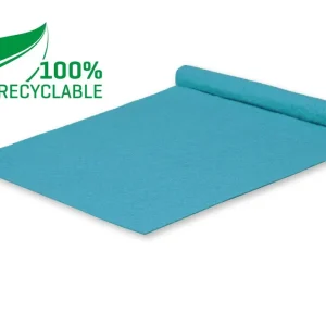 Tokyo Recycle loper turquoise - Beschermende folielaag - 5x 2 meter Gereduceerde Prijs