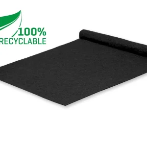 Tokyo Recycle loper antraciet - Beschermende folielaag - 5x 1 meter Dagaanbieding