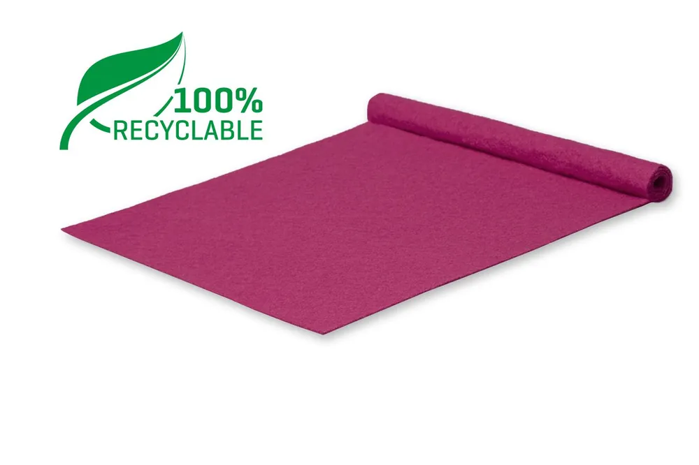 Flitsaanbieding Tokyo Recycle loper framboos - Beschermende folielaag - 5x 2 meter