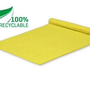 Tokyo Recycle loper kanariegeel - Beschermende folielaag - 5x 2 meter Betrouwbaar