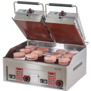 Dubbele Steak Contactgrill - 3 Programma's - 660x660x(H)400 mm - 230+400V Lage Prijs