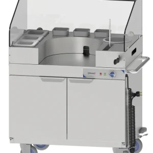 Verwarmde Snack Trolley - 1036x675x(H)1150mm Weekendaanbieding