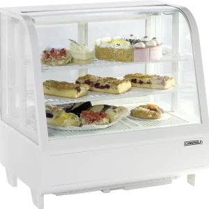 Gecertificeerd Koelvitrine Tafelmodel Wit - 100 Liter