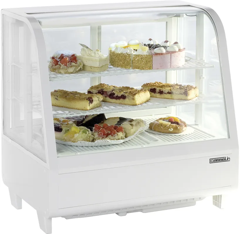 Gecertificeerd Koelvitrine Tafelmodel Wit - 100 Liter