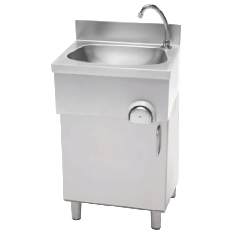 RVS wasbak met kraan - Onderkast - 500x400x(h)850mm Koop Online
