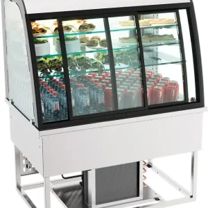 Drop-In koelvitrine - Met schuifdeuren - 140 liter Beste Prijs