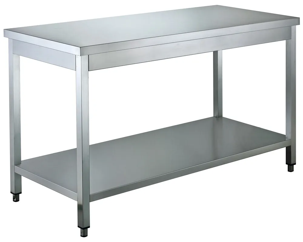 RVS Werktafel - 800x700x(h)850mm Beperkte Voorraad
