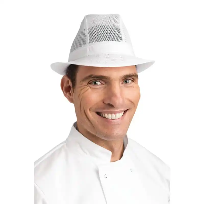 Trilby hoed zonder haarnet wit L Superprijs