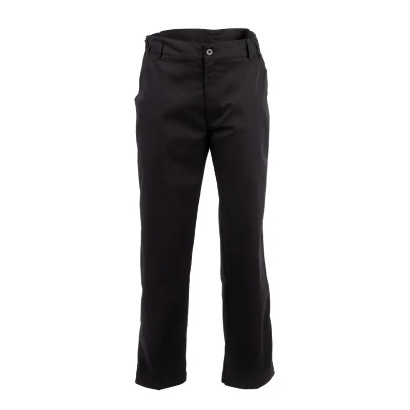 Executive unisex koksbroek visgraat zwart L Korting