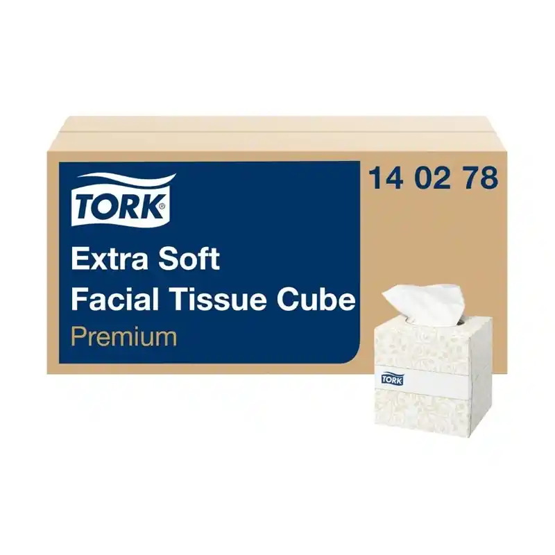Superprijs Tork Premium gezichtsreinigingsdoekjes - Extra soft 2-laags - 30x100 stuks