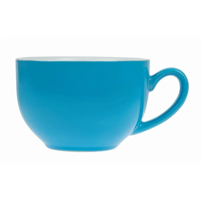 Beperkt Aanbod Cappuccinokop blauw 34cl - Olympia Café - 12 stuks