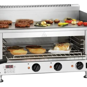 Grill-Salamander RVS 718x560x(h)460mm - 400V Direct Beschikbaar
