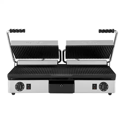 Laatste Kans Contactgrill geribt Milantoast - 640x380x(h)170mm