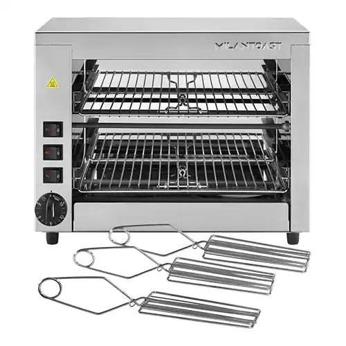 Bestseller Tosti salamander Milantoast - 2 etages - 430x230x(h)350mm