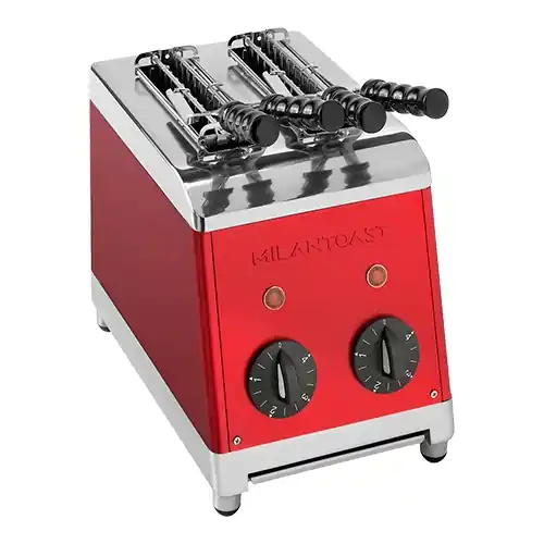 Betrouwbaar Tosti apparaat Milantoast 2-tangen - Rood