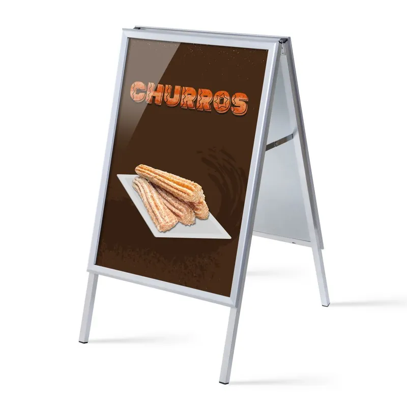 A1 alu-Kundenstopper Churros Lage Kosten