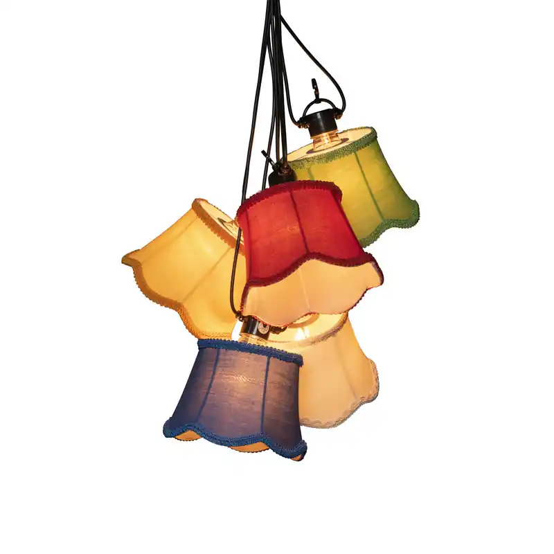 Koppelbaar lichtsnoer startset - 10x multicolor lampenkap - Lengte 10m Beste Prijs