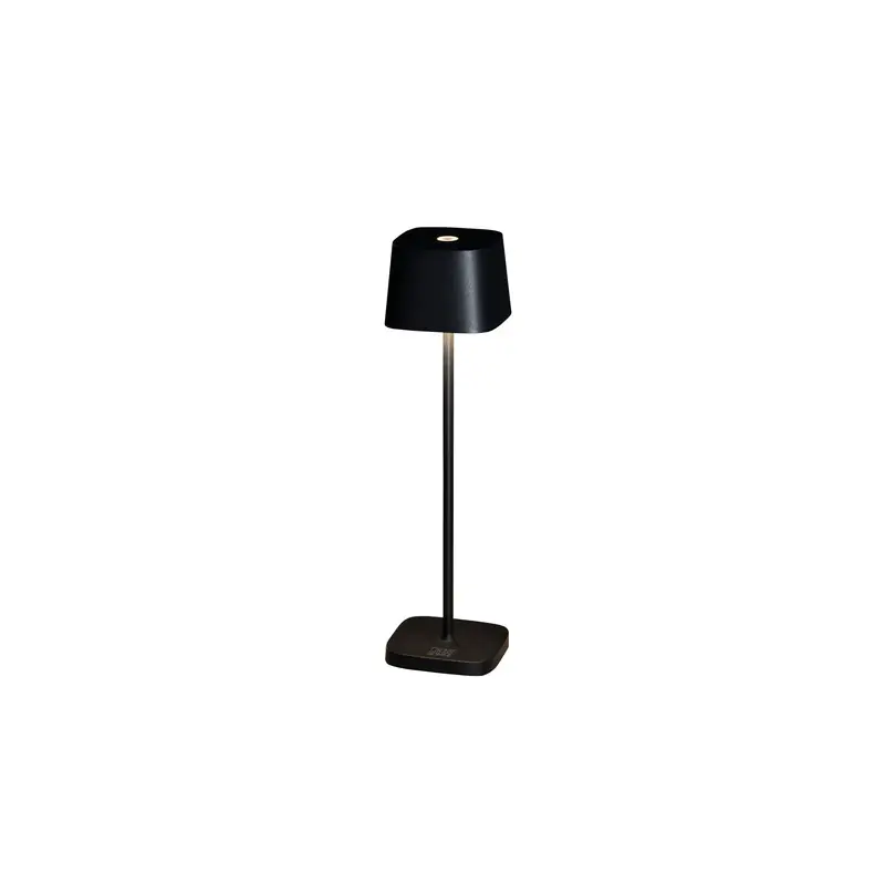 Fabrieksprijs Capri Mini mat zwart - LED buitenlamp - USB oplaadbaar - 20x7cm