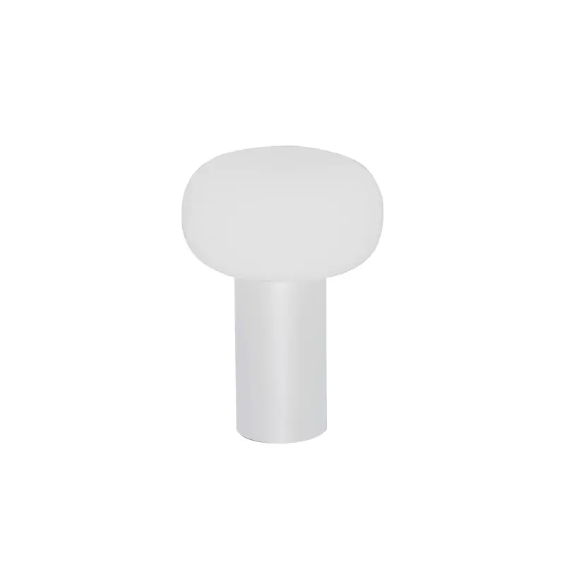 Antibes mat wit - LED buitenlamp - USB oplaadbaar - 19x13cm Laatste Versie