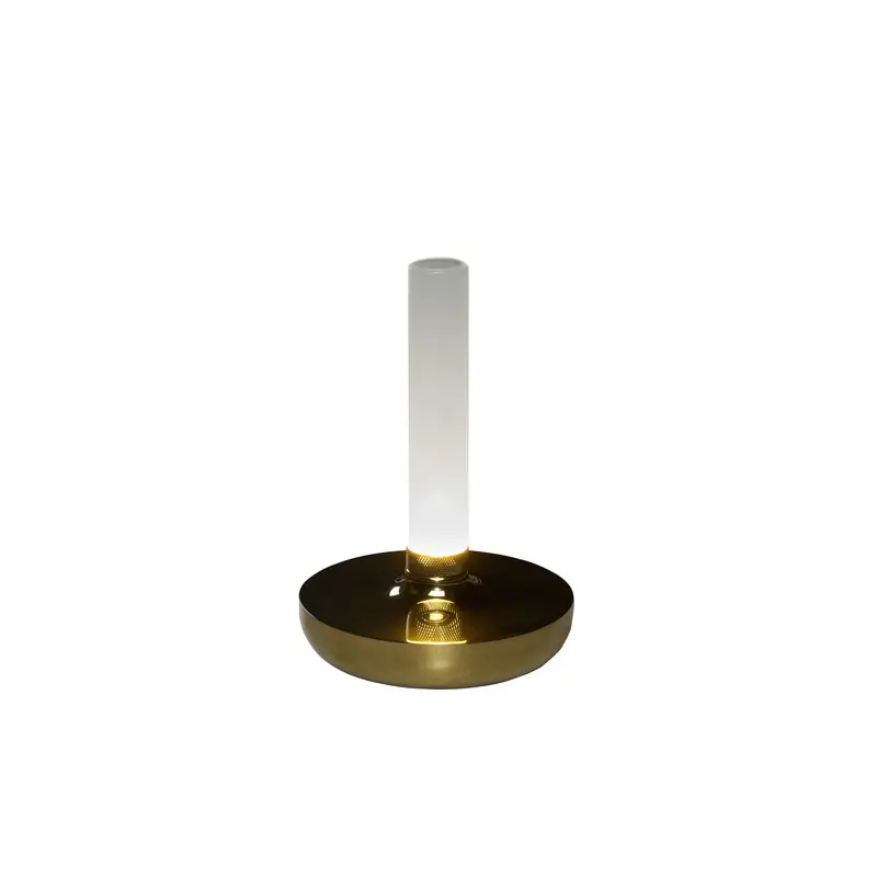 Biarritz messing - LED buitenlamp - USB oplaadbaar - 20.5x13.5cm Bestel Nu