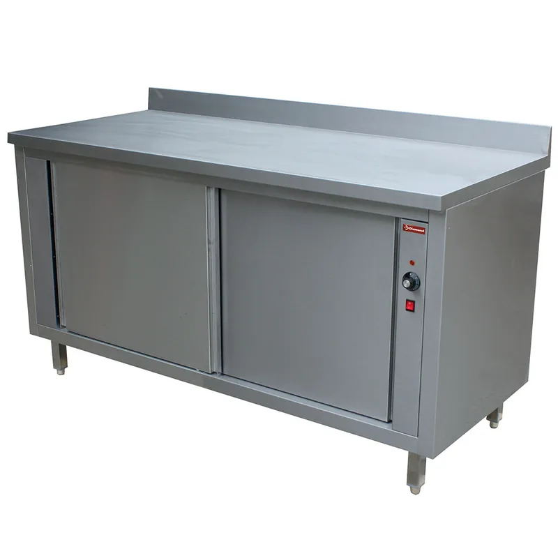 Goedkoop - Warmkast met 2 schuifdeuren, muraal - 1800x700x(h)880/900(+100)mm