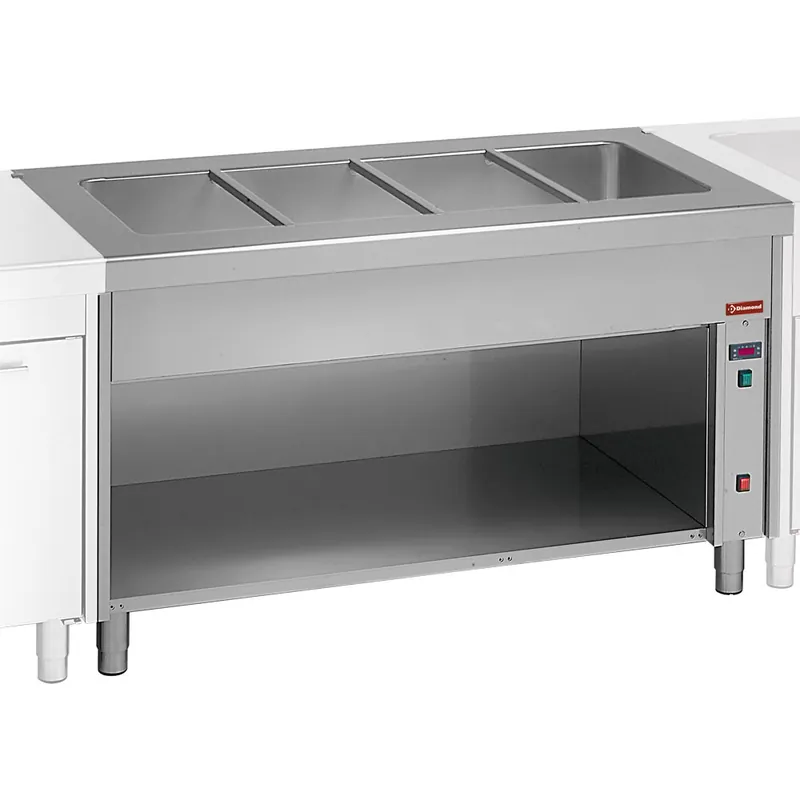 Direct Verzonden Bain Marie met onderstel 6x 1/1GN - 6kW