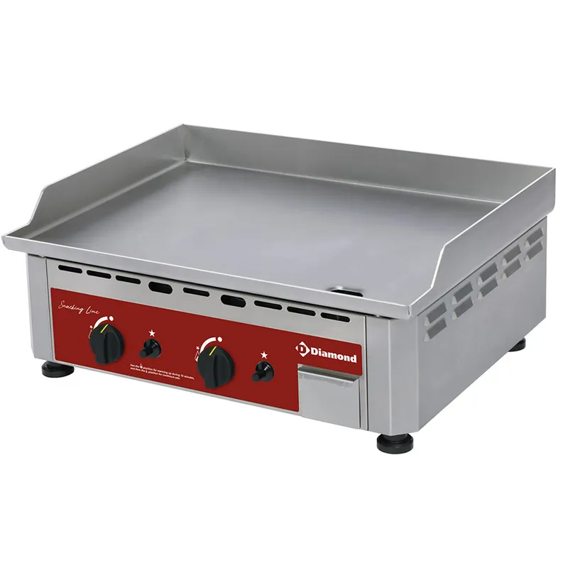 Dubbele bakplaat gas - 600x450x(h)190mm Dagaanbieding