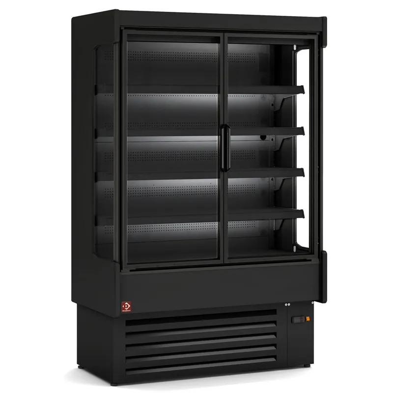 Wandkoeling zwart - 2 klapdeuren - 998x797x(h)2000mm Alleen Vandaag