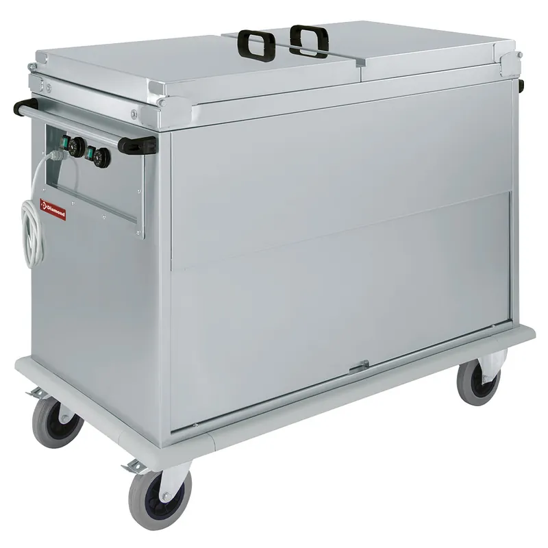 Bain Marie wagen 2x 1/1GN - Draaideur - 1.2kW Merkproduct
