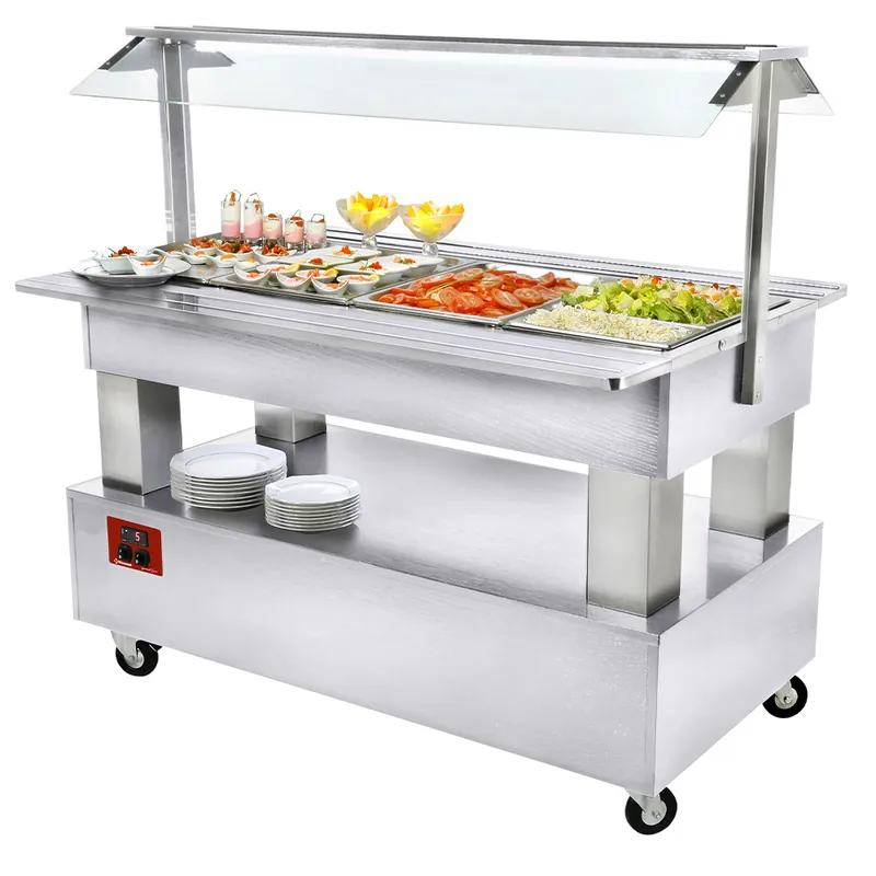 Saladebar 4x 1/1GN - Wit hout Voordeelprijs